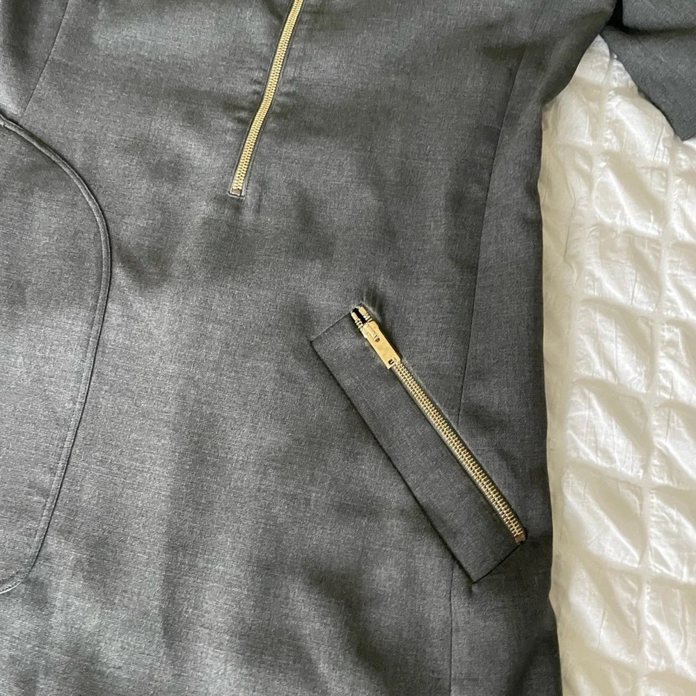 Stella Mcartney gray shift dress - Picture 2 of 9